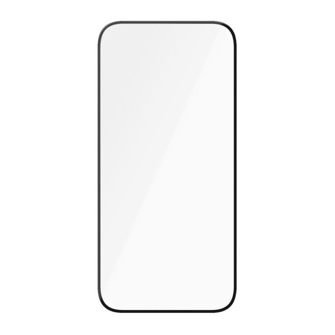 Szkło hartowane UWF Ceramic z aplikatorem do iPhone 15, Czarne, PanzerGlass