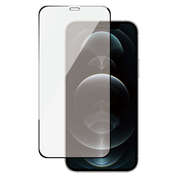 Szkło hartowane Case Friendly do iPhone 12 Pro/12, Czarne, SAFE by PanzerGlass