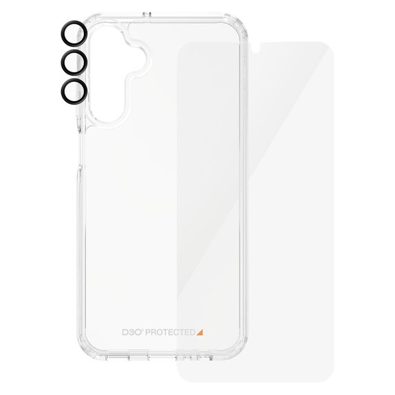 Bundle Hoops + Szkło hartowane UWF + Hard Case D3O do Samsung Galaxy A15/A15 5G, PanzerGlass