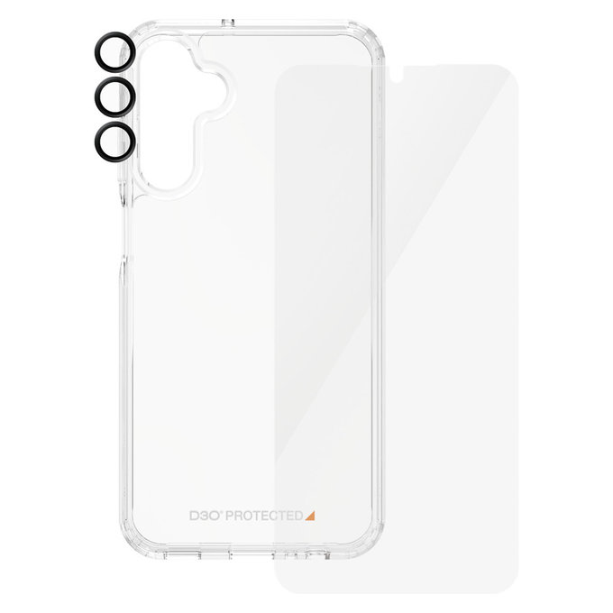 Bundle Hoops + Szkło hartowane UWF + Hard Case D3O do Samsung Galaxy A15/A15 5G, PanzerGlass