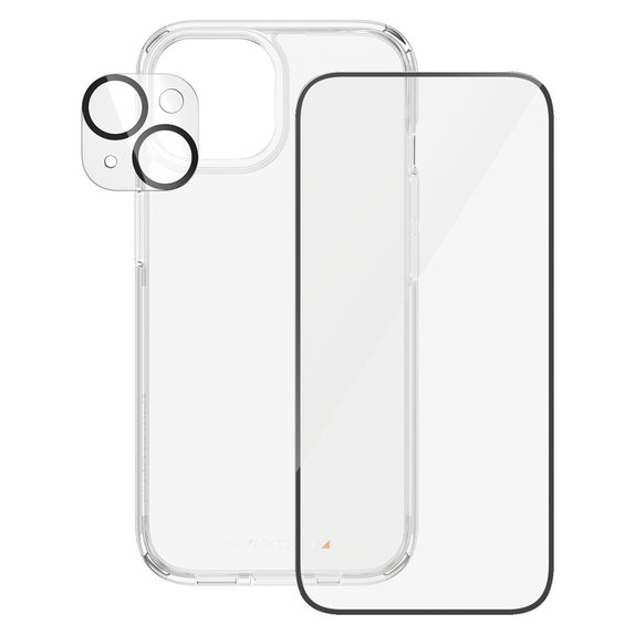 Bundle PicturePerfect + Szkło hartowane UWF + Hard Case D3O do iPhone 15, PanzerGlass