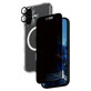 Bundle Hoops + Szkło hartowane UWF Privacy + Hard Case do iPhone 16, PanzerGlass