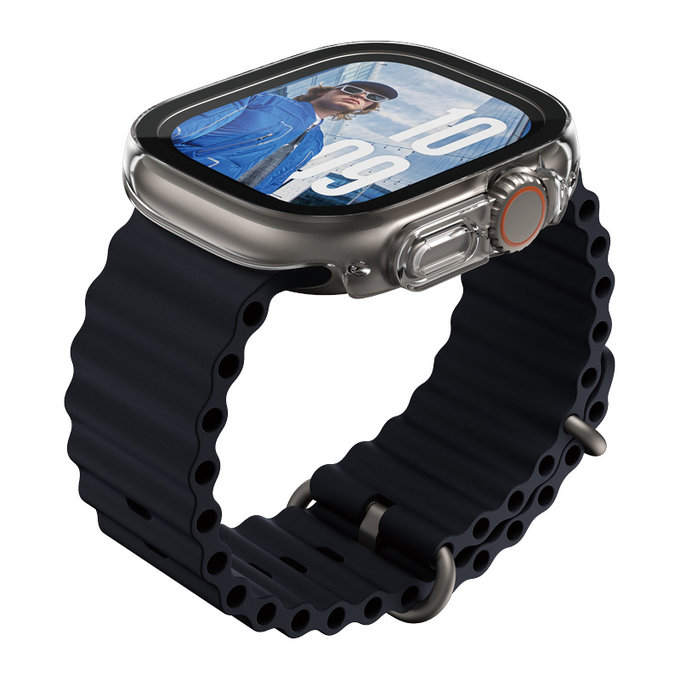 Szkło hartowane Full Body Slim do Apple Watch Ultra 2024/Ultra 2/Ultra, Przezroczyste, PanzerGlass