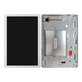 Wyswietlacz do Lenovo Tab M10 TB-X505, Ekran dotykowy z ramką, Bialy, White, TFT
