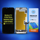 Wyświetlacz Hard OLED dla iPhone 14 Plus, Ekran dotykowy z ramką, FixPremium