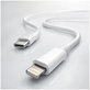 Kabel Lightning/USB-C, 1.5m | bialy | white | FixPremium