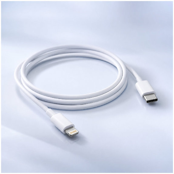 Kabel Lightning/USB-C, 1.5m | bialy | white | FixPremium
