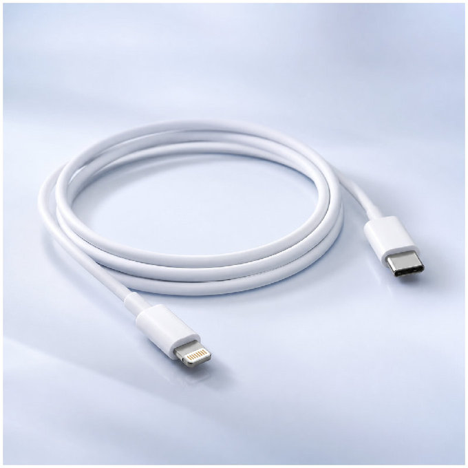 Kabel Lightning/USB-C, 1.5m | bialy | white | FixPremium
