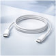 Kabel USB-C/USB-C, 1.5m | bialy | white | FixPremium