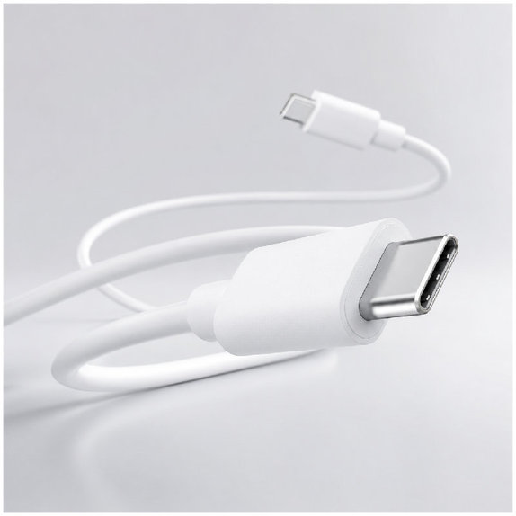 Kabel USB-C/USB-C, 1.5m | bialy | white | FixPremium