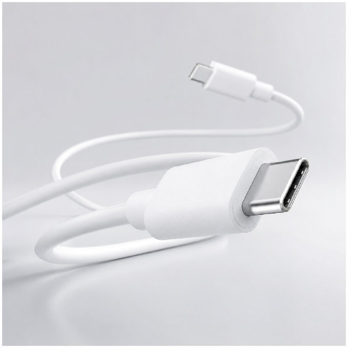 Kabel USB-C/USB-C, 1.5m | bialy | white | FixPremium