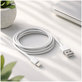 Kabel Lightning/USB, 1.5m | bialy | white | FixPremium