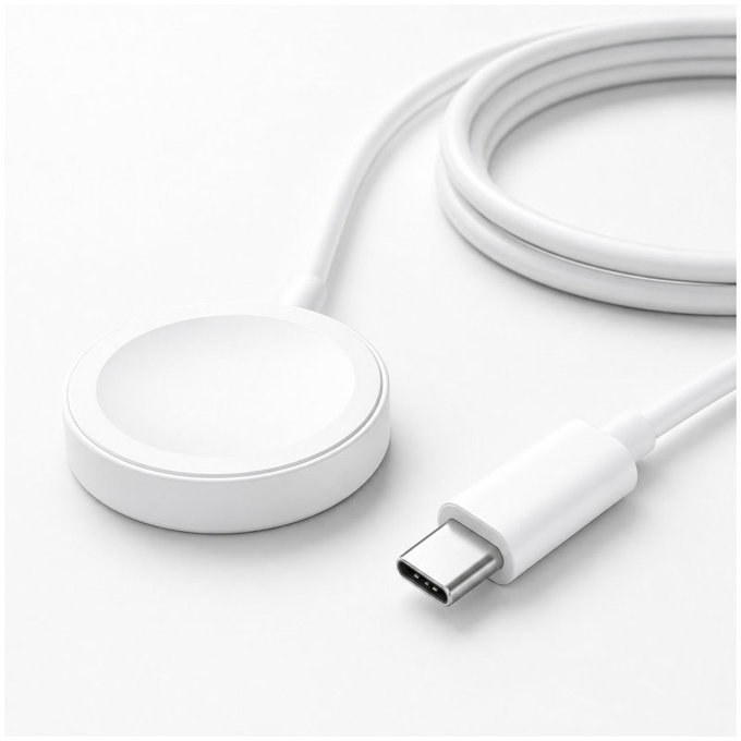 Kabel Watch/USB-C, 1m | bialy | white | FixPremium