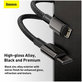 Kabel Lightning/USB-C, 1.5m | czarny | black | Baseus