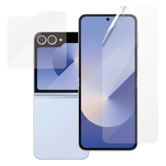 Folia ochronna UWF i szkło hartowane do Samsung Z Flip6, Przezroczyste, PanzerGlass