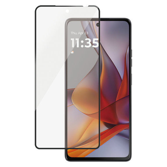 Szkło hartowane UWF do Motorola Moto G75 5G, Czarne, PanzerGlass