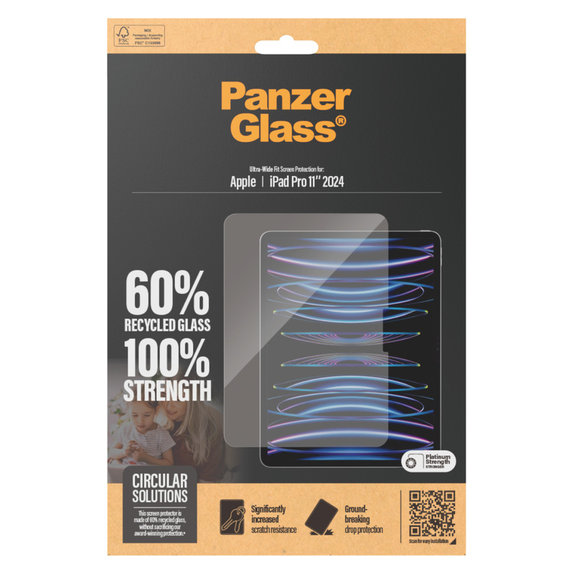 Szkło hartowane UWF do iPad Pro 11'', Przezroczyste, PanzerGlass