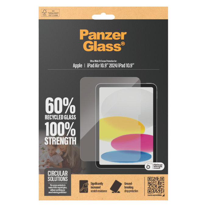 Szkło hartowane UWF do iPad 10,9"/iPad Air 11'', Przezroczyste, PanzerGlass
