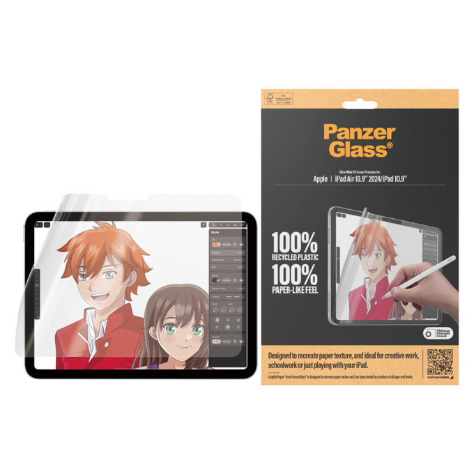 Folia ochronna GraphicPaper UWF do iPad (10th Gen 2022)/(11th Gen 2025), przezroczysta, PanzerGlass