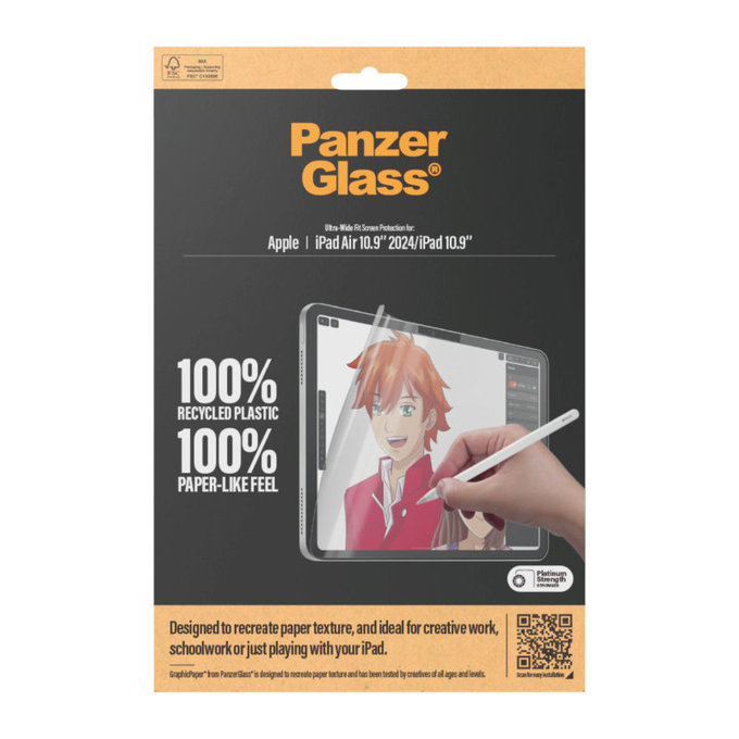 Folia ochronna GraphicPaper UWF do iPad (10th Gen 2022)/(11th Gen 2025), przezroczysta, PanzerGlass