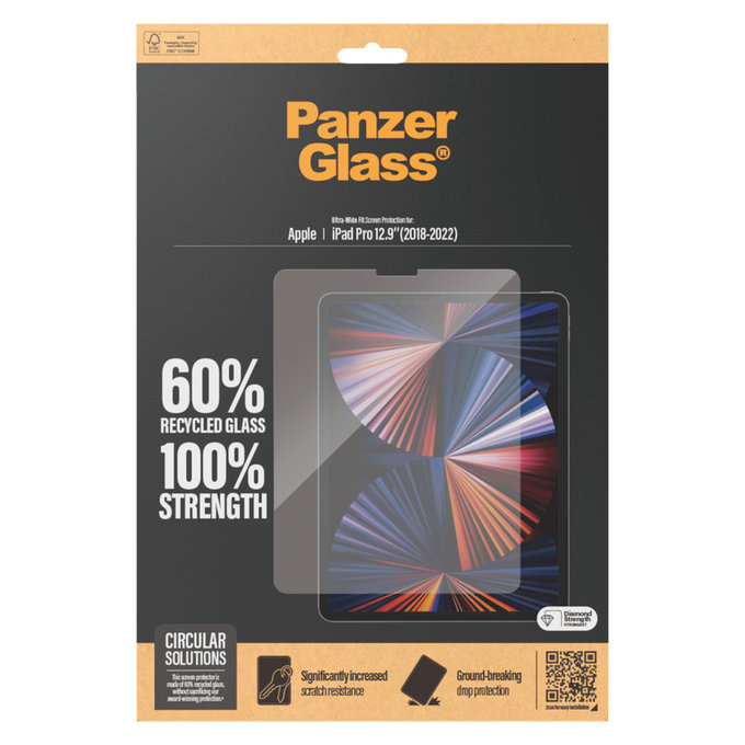 Szkło hartowane UWF do iPad Pro 12,9'', Przezroczyste, PanzerGlass