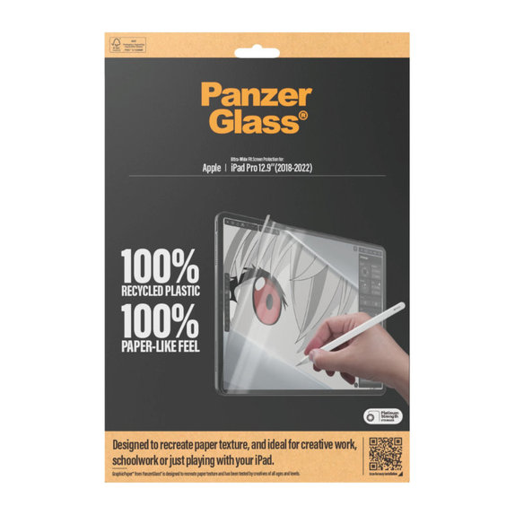 Folia ochronna GraphicPaper UWF do iPad Pro 12,9", Przezroczyste, PanzerGlass