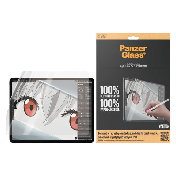 Folia ochronna GraphicPaper UWF do iPad Pro 12,9", Przezroczyste, PanzerGlass
