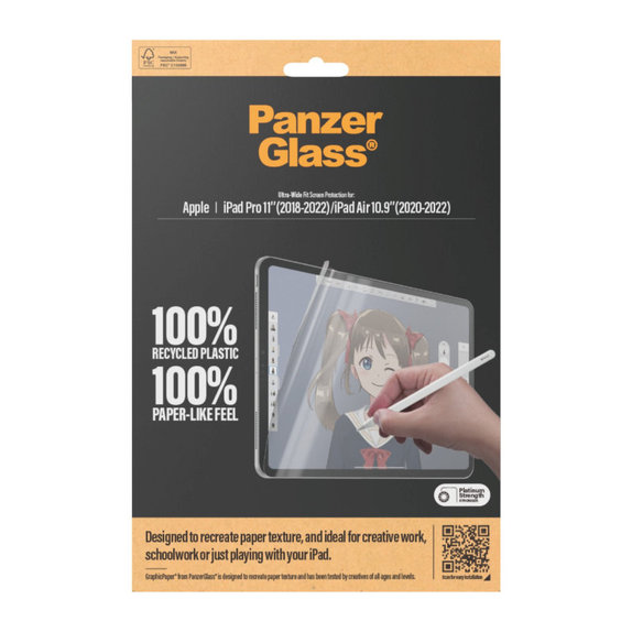 Folia ochronna GraphicPaper UWF do iPad Pro 11"/Air 10,9'', Przezroczyste, PanzerGlass