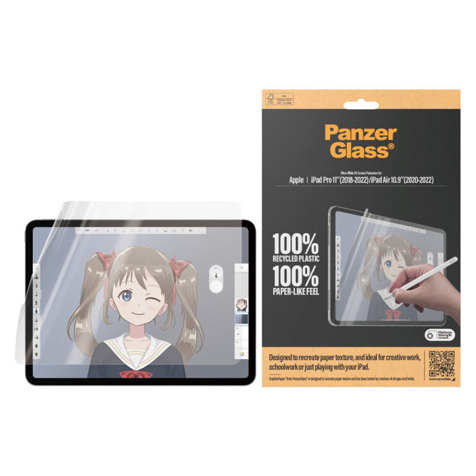 Folia ochronna GraphicPaper UWF do iPad Pro 11"/Air 10,9'', Przezroczyste, PanzerGlass
