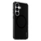 Etui Smokey z czarnym QI do Samsung Galaxy S25, Czarne, PanzerGlass