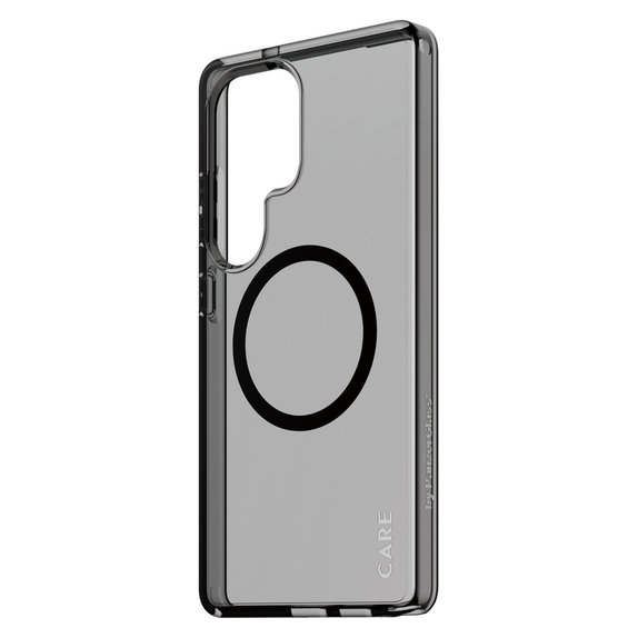 Etui Smokey z czarnym QI do Samsung Galaxy S25 Ultra, Czarne, PanzerGlass