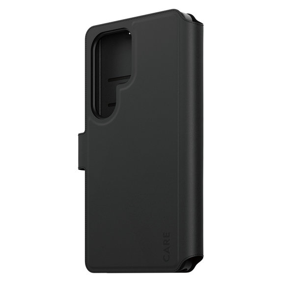 Etui Wallet Tango Two-In-One z QI do Samsung Galaxy S25 Ultra, Czarne, PanzerGlass