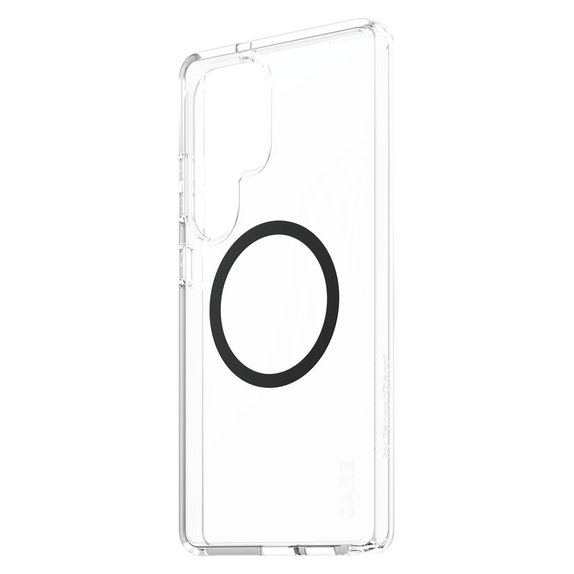 Etui Urban Combat z czarnym QI do Samsung Galaxy S25 Ultra, Przezroczyste, PanzerGlass