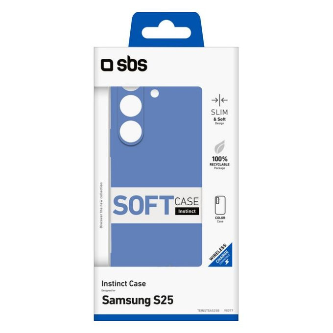 Etui do Samsung Galaxy S25, Instinct, Niebieski, Blue, SBS