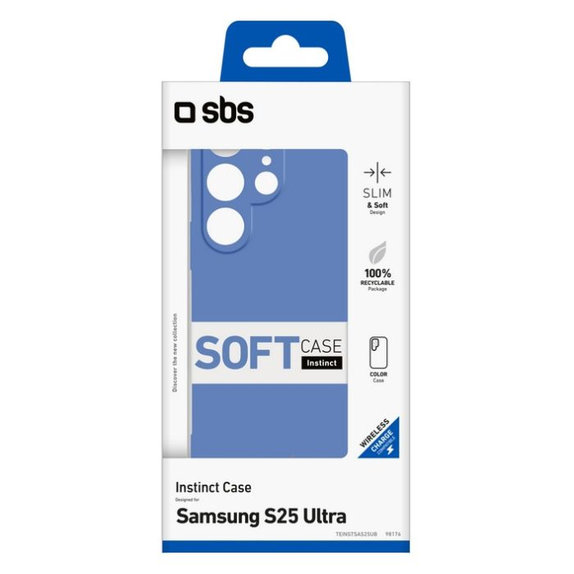 Etui do Samsung Galaxy S25 Ultra, Instinct, Niebieski, Blue, SBS