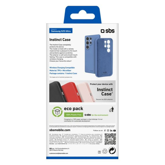 Etui do Samsung Galaxy S25 Ultra, Instinct, Niebieski, Blue, SBS