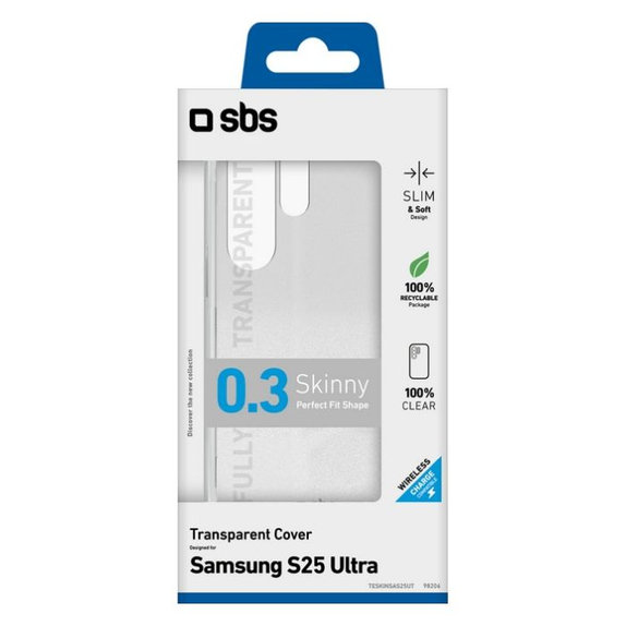 Etui do Samsung Galaxy S25 Ultra, Skinny, Przezroczysty, Transparent, SBS