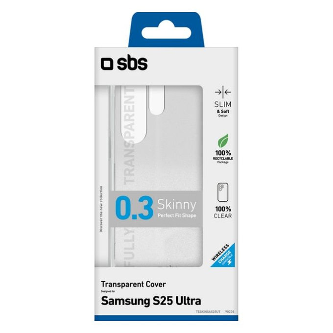 Etui do Samsung Galaxy S25 Ultra, Skinny, Przezroczysty, Transparent, SBS
