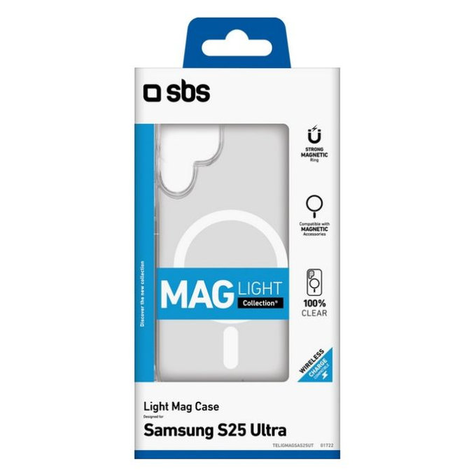 Etui do Samsung Galaxy S25 Ultra, Light Mag, Przezroczysty, Transparent, SBS