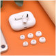 Wymienne gumki do AirPods Pro - zestaw 3 szt (L, S, XS), Biały, White, FixPremium