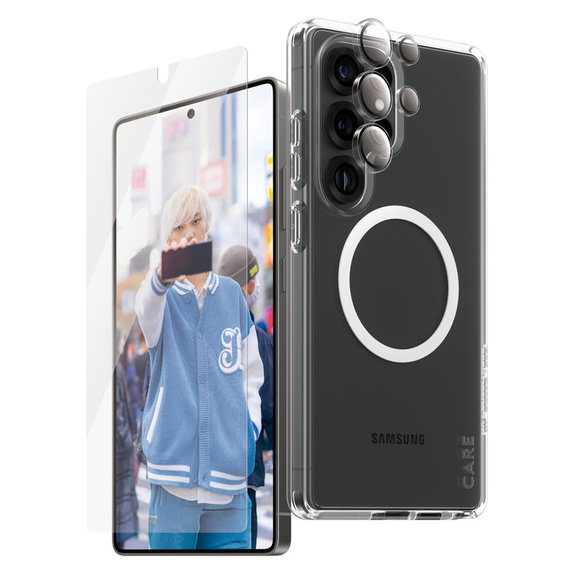 Bundle 3w1 do Samsung Galaxy S25 Ultra, PanzerGlass
