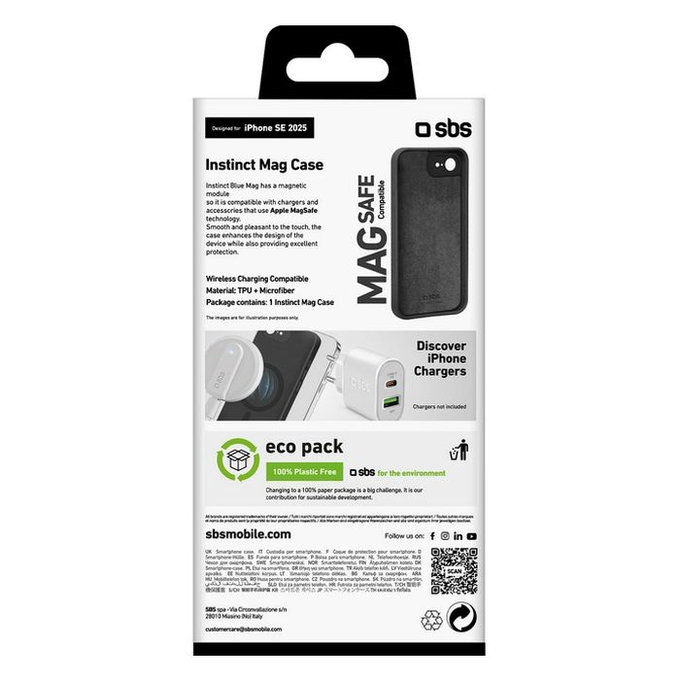 Etui do iPhone 16e, Instinct, Czarny, Black, SBS