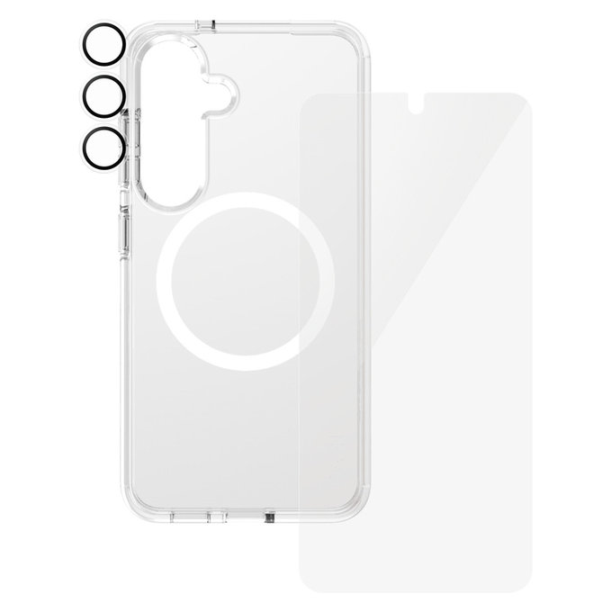 Bundle 3w1 do Samsung Galaxy S25, PanzerGlass