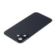 Tylne szkło obudowy z obiektywem aparatu, metalową płytką i magnesami Magsafe do iPhone 16 Plus, Czarny, Black