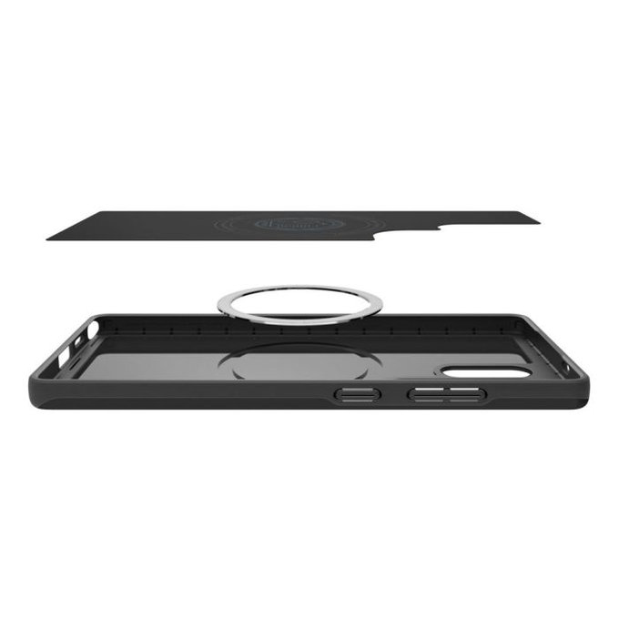 Etui z MagSafe Thin Fit do Samsung Galaxy S25 Ultra, Czarny, Black, Spigen
