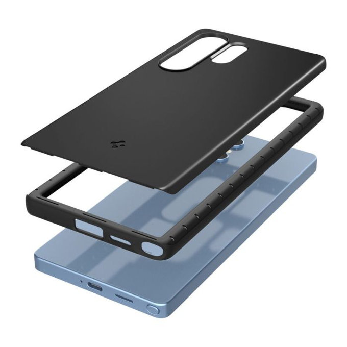 Etui z MagSafe Thin Fit do Samsung Galaxy S25 Ultra, Czarny, Black, Spigen