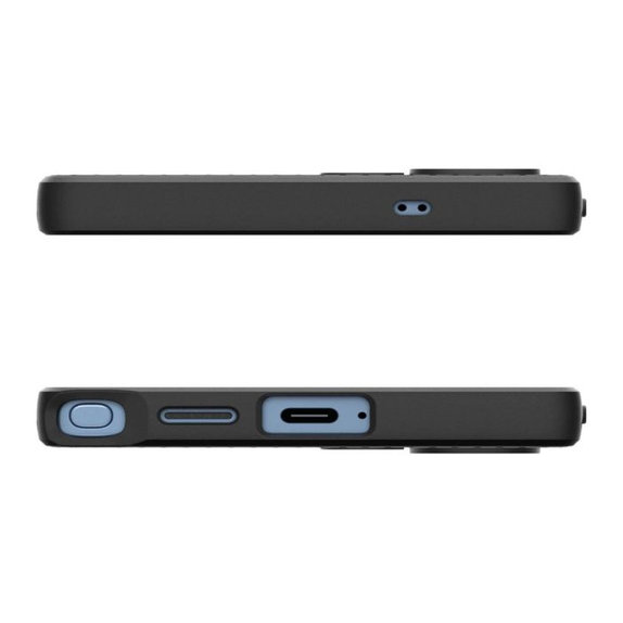 Etui do Samsung Galaxy S25 Ultra, Liquid Air, Matte Black, Spigen