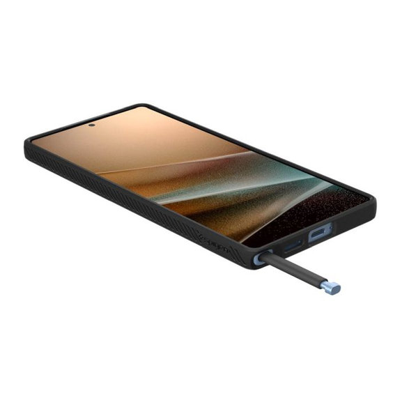 Etui do Samsung Galaxy S25 Ultra, Liquid Air, Matte Black, Spigen