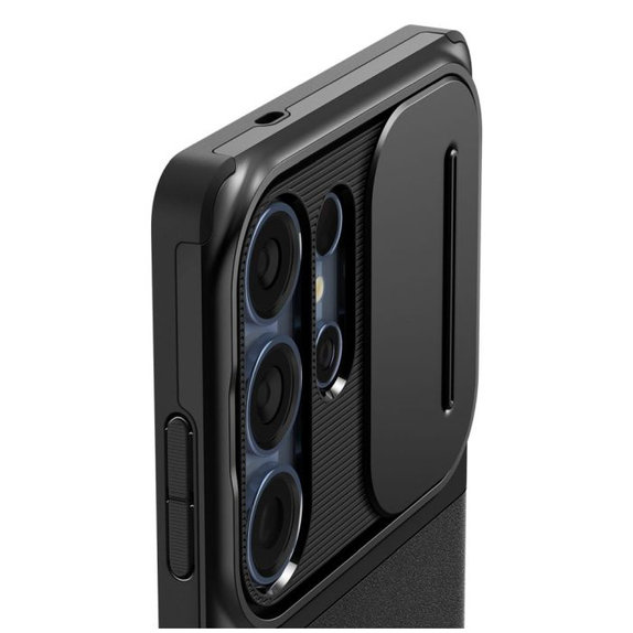 Etui Optik Armor do Samsung Galaxy S25 Ultra, Czarny, Black, Spigen