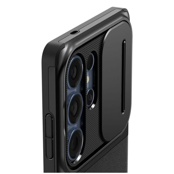 Etui Optik Armor do Samsung Galaxy S25 Ultra, Czarny, Black, Spigen